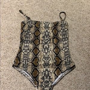 Snake skin bodysuit